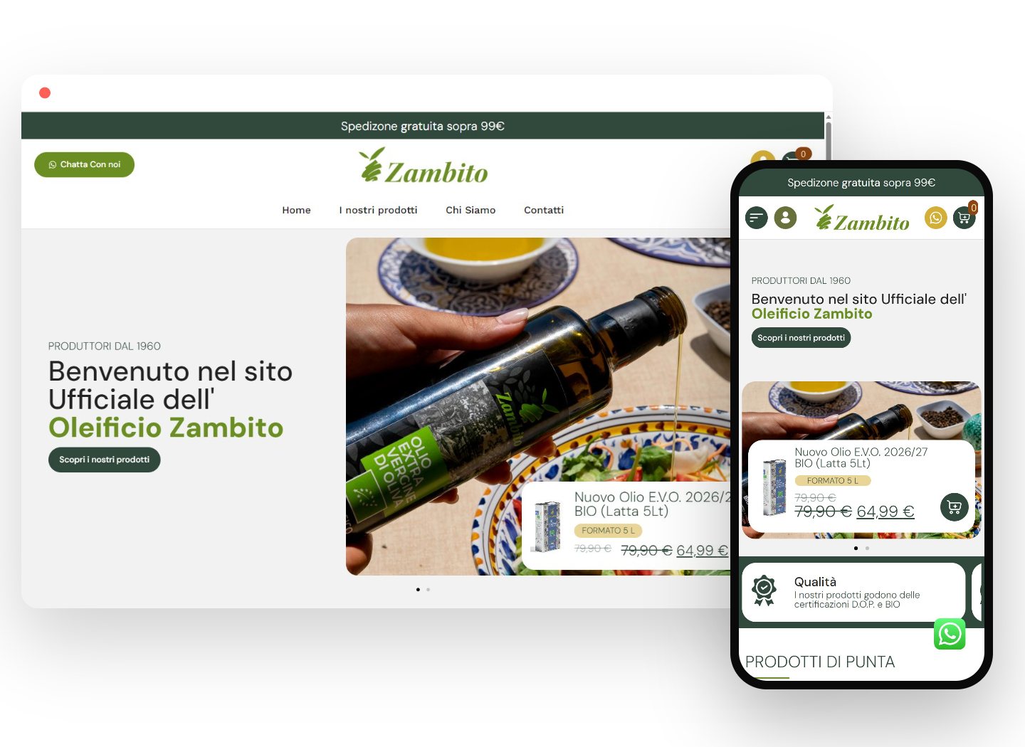 Esempio di lavoro di Creativa, agenzia di marketing a Ribera