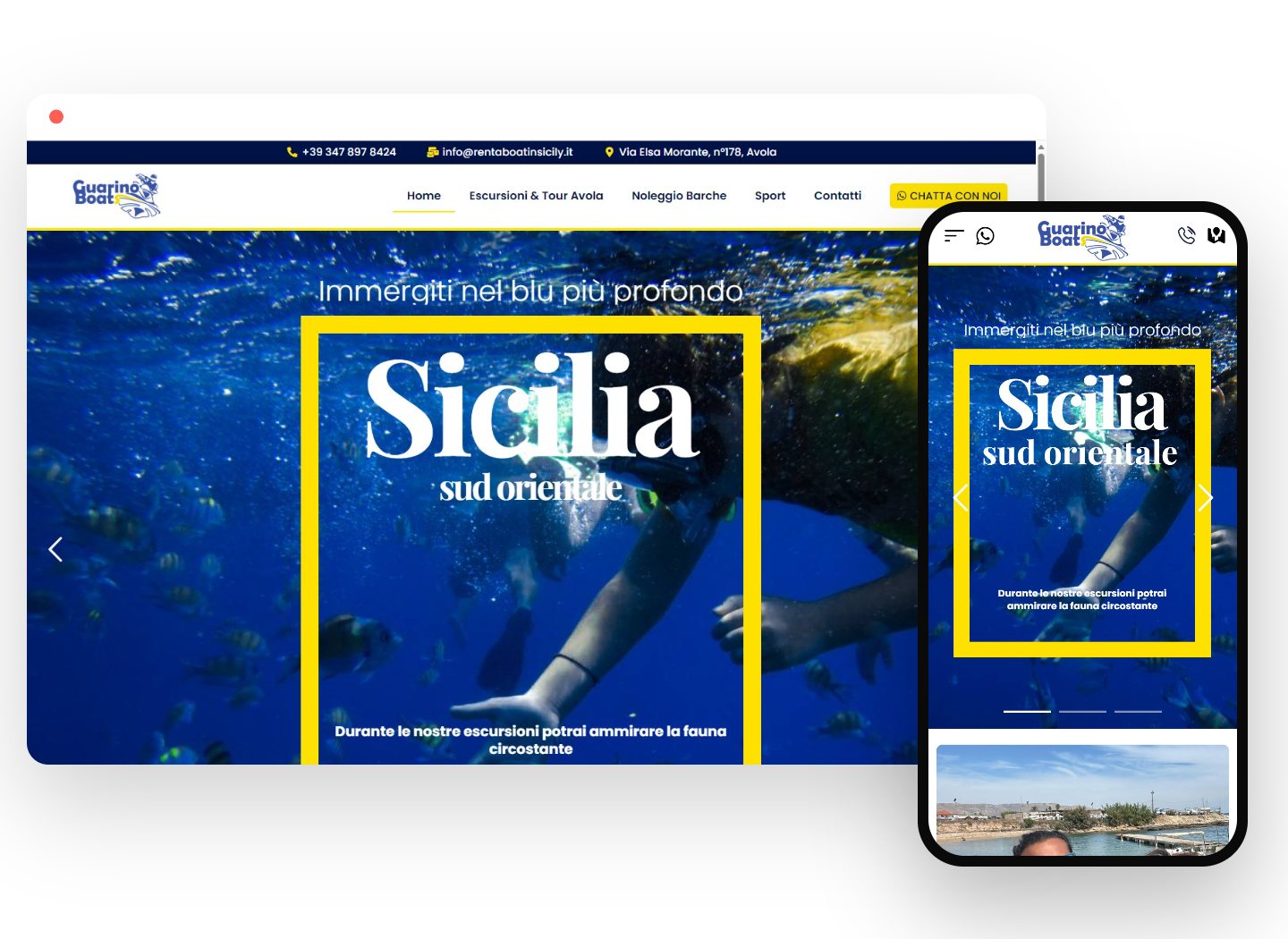 Esempio di lavoro di Creativa, agenzia di marketing a Ribera