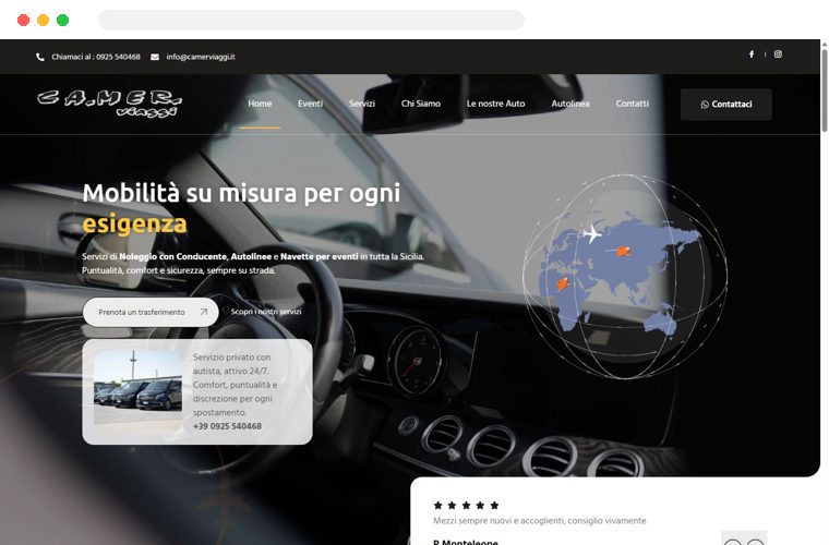 Sito web realizzato da Creativa