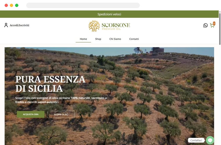Sito web realizzato da Creativa