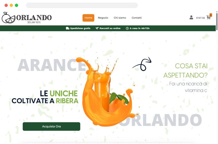 Sito web realizzato da Creativa
