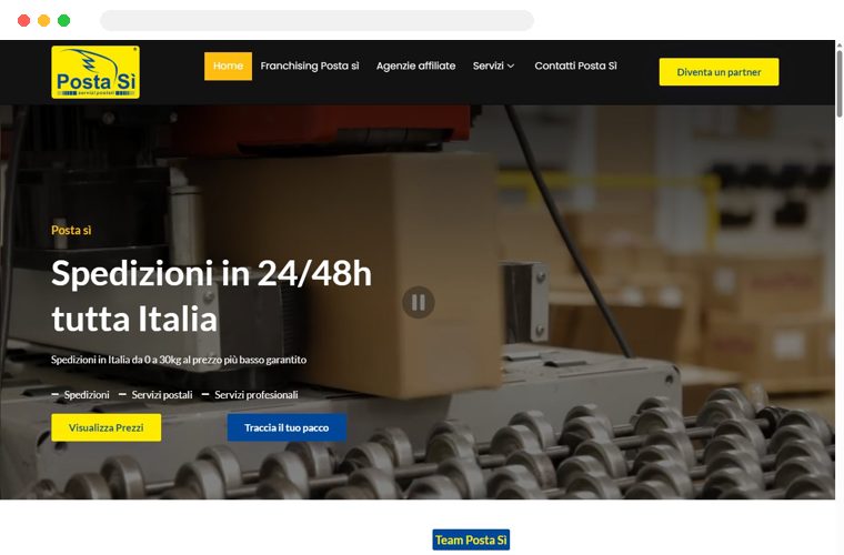 Sito web realizzato da Creativa